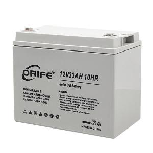 12V 33AH Solar Gel Deep Cycle Battery