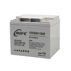 12V 38AH Solar Gel Deep Cycle Battery