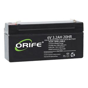 6V 3.2AH Sealed Lead Acid Battery