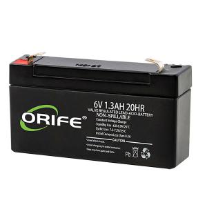 6V 1.3AH Sealed Lead Acid Battery