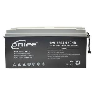 12V 150AH Solar Gel Deep Cycle Battery